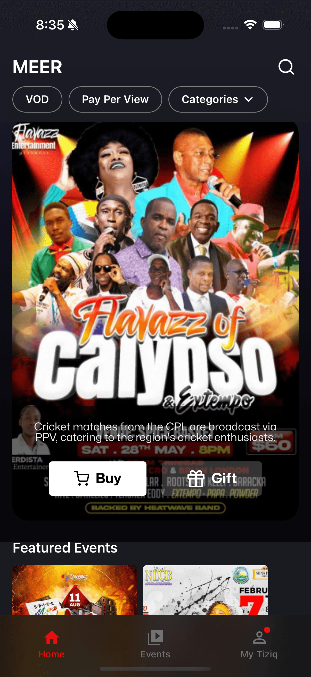 Tiziq - streaming app Screenshot 6